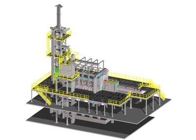 China Horno recuperativo de ISO45001 5tpd para el envase de cristal claro en venta