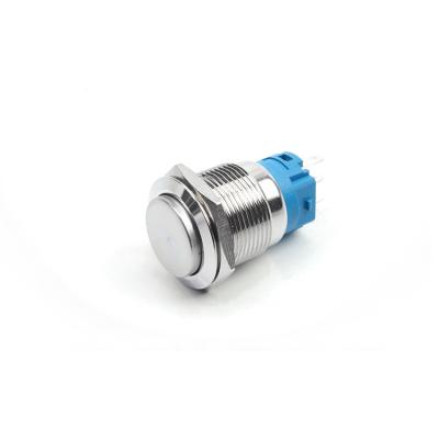 China 1NO1NC Wholesale High Quality Push Button Switch Terminals 19mm for sale