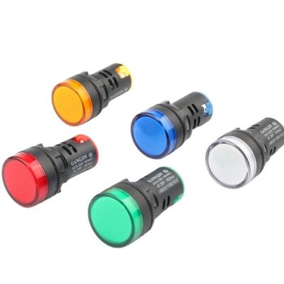 China Electrical Control Industrial Equipment Warning 6V12V24V220V380V LED Panel Light 220 AD16-22DS Volts Led Indicator Lights for sale