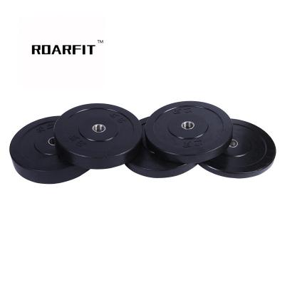 China Factory Direct Selling Universal Rubber Weightlifting Training Rubber Weight Bumper Plate ROARFIT for sale