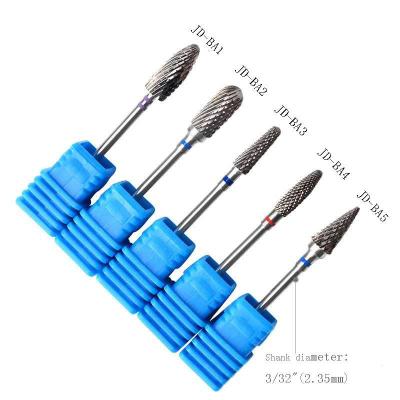 China Remove Powder/Professional Carbide Nail Drill Tungsten Carbide Nail Drill Bit Nail Polish Nail Polish for sale