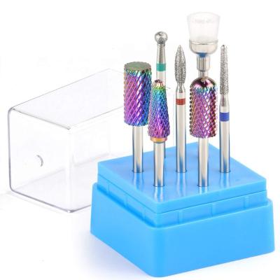 China 3 Styles Wholesale Professional Carbide Drill Bits Kit For Electric Nail Polisher Nail Sanding Drill Bits Nails Ceramic for sale