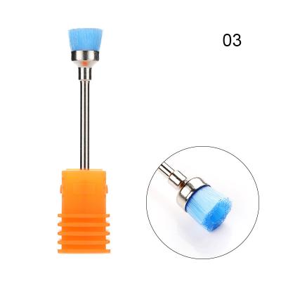 China Blue Nail Brush Nail Drill Cleaning Brush Nail Polishing Brush NAIL Brush for sale