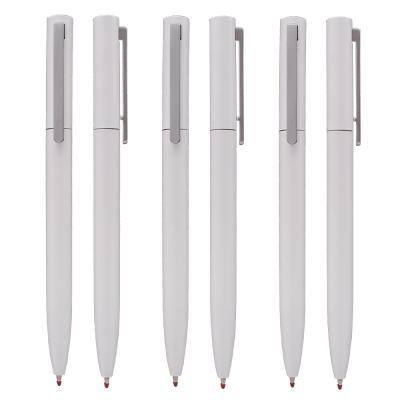 China Aluminum alloy fashion design blank personalized high-endmetallic white gel pens for sale for sale