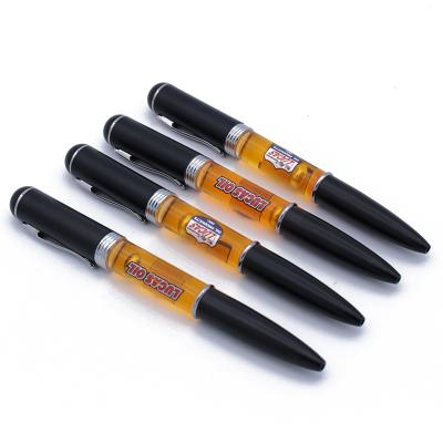 China office & Gift China Factory Customized Liquid Pens Tip Floating Metal Black Pens For Pharmacy Promotion Gift Sets for sale