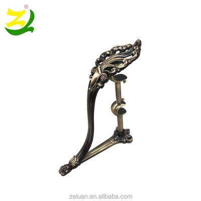 China ZELUAN Double Curtain Rod Holder Rustic Double Rod Holder New Design for sale