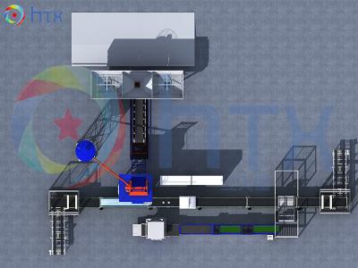 China Wet Cast Concrete Machinery Quartz Slab Artificial Stone Production Line for sale