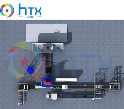 China PLC Automatische vloertegelmachine Productielijn voor kunststeen Te koop