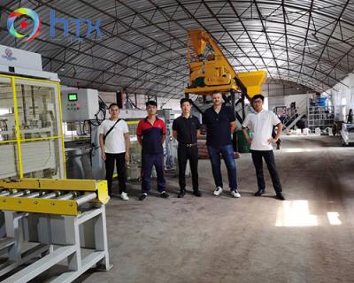 China Multifunctionele voorgevormde betonnen wandmachine Wet Cast Machines Te koop