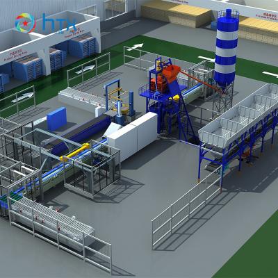 중국 3D 완전 자동 건설 시멘트 인공 돌 제조 기계 생산 라인 판매용