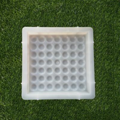 China Precast Paver Maker Mold , Silicone Plastic Moulds For Interlocking Tiles for sale