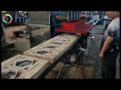 Automatic concrete paver block production line