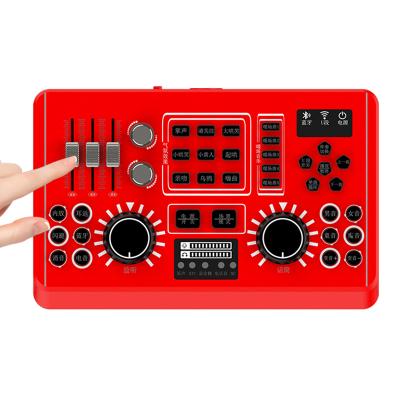 China Live Sound Card Mixer Portable Headband Audio Live Sound Mixer Board Mobile Card for Live Streaming and Vlogging for sale