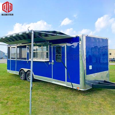 China Cheap Mobile Electric Vegetable Processing Plant Food Truck Concession Trailer Coffee Ice Cream Bike Food Trailers Fully Equipped Fast Food Carts for sale