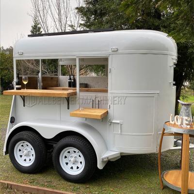 China New Design Fast Food Truck Restaurant Vegetable Processing Plant Trailer Hot Dog Truck Ice Cream Cart Mobile Shop Truck Horse Trailer Taco Supply Truck for sale