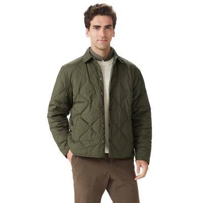 China ODM Windproof Mens Winter Coat Casual Thicken Bomber Jacket With Zipper Pockets for sale