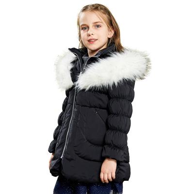 China Anti-wrinkle Winter Duck Feather Children Down Coat Stripper Kids Girls Down Jacket for sale