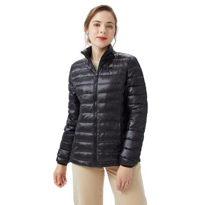 China OEM Waterproof Basic Women Warm Winter Coat Down Paid Jacket for sale