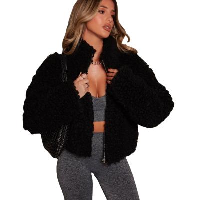 China Oversized Anti-wrinkle Women Fleece Coats Ladies Winter Jackets Warm Custom Coats for sale