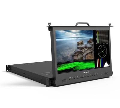 China Touch Screen LILLIPUT 17.3 Inch 3G SDI Broadcast Monitor 1 RU Rack Mount Monitor With HDMI SDI Cross Conversion for sale