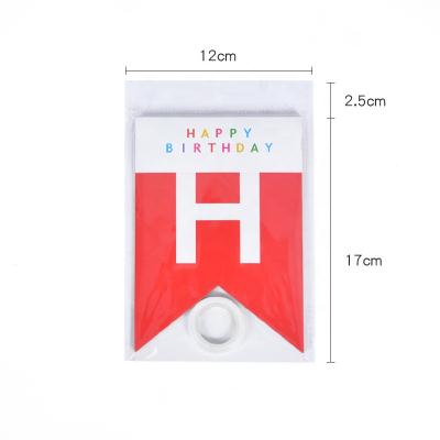 China Holiday Decorations Happy Birthday Set Home Decor Luxury Banner Party Decorative Paper Decorations For Birthday for sale