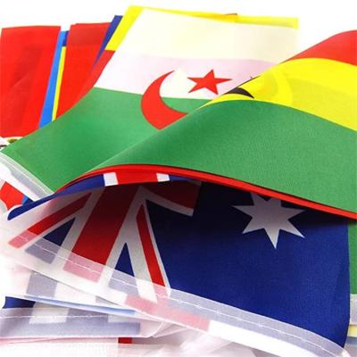 China Sports Club Countries String Flag Triangles String Flags International Bunting Pennant Banner Decoration for sale