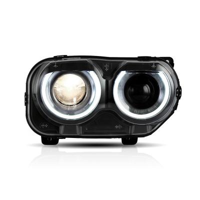 China Waterproof VLAND Head Lamp With Manufacturer Factory Wholesales Led Sequential Headlight For 2018 Up Dodge Challenger Head Light for sale