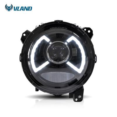 China No Manufacturer Wiring and Coding Front Light With DRL 2018 Vland 2019 LED Headlights For Jeep Wrangler for sale