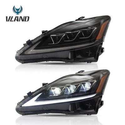 China Full Amber Color IS250 Led Indicators Head Light 2006-2012 Sequential for sale