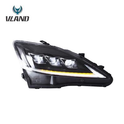 China VLAND Full LED IS250 Headlight 2006-2012 Sequential IS 350 300 ISF Head Lamp For Lexus IS250 for sale