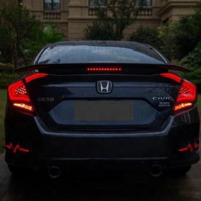 China Modified Type New Vland Style LED Tail Lights For 2016 2017 2018 2019 Civic Rear Lamp Tail Lights For Honda Civic for sale