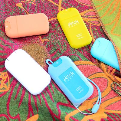 China Patent PP Plastic U Shape Alcohol Pouch Hand Sanitize Packaging Credit Card Pump Spray Bottle for sale