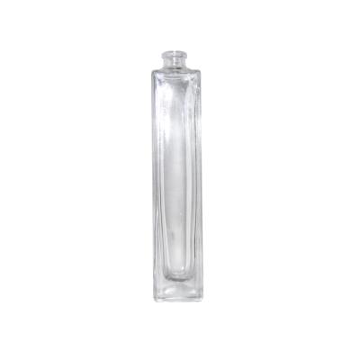 China High Grade 30ML 50ML Cosmetic Empty Portable Clear Tube Rectangular Spray Glass Perfume Bottle for sale