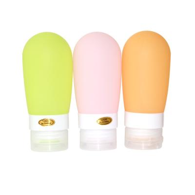 China Outdoor Portable Silicone Press Slot Press Empty Bottle Shower And Hand Wash Eco Non-Toxic Shampoo Lotion for sale