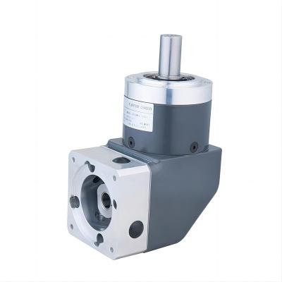 China Gear WE/WF 60MM 80MM 120MM Flange Precision Planetary Helical Gear Motor Right Angle Planetary Reducer 160MM Round Gearbox for sale