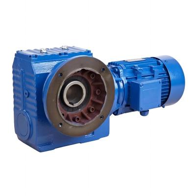 China Hotels SA SF Cast Iron Worm Gear Motor Helical Foot Stable Flange Speed ​​Reducer Standard With AC Motor for sale