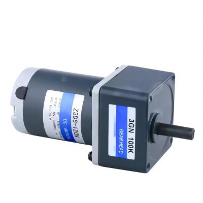 China Totally Enclosed Motor 60mm Low Speed ​​High Torque 6w Brush DC Speed ​​Motor DC Motor Brush Motor, Use For Conveyor, Packing Machine for sale