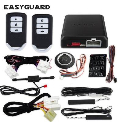 China (CAN BUS) EASYGUARD CAN bus system plug and play intelligent main plug and play fit for car pke car alarm start stop input keyless kit start auto starter Honda for sale