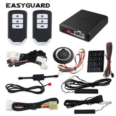 China EASYGUARD Start & Stop Push Button CAN CARRY Easy Install Car Alarm Fits For Honda Cars Grants CRV CIVIC Odyssey Remote Push Button Start for sale