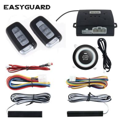 China push start stop easyguard ec003n-k-1 remote start remote start stop PKE car alarm system for sale