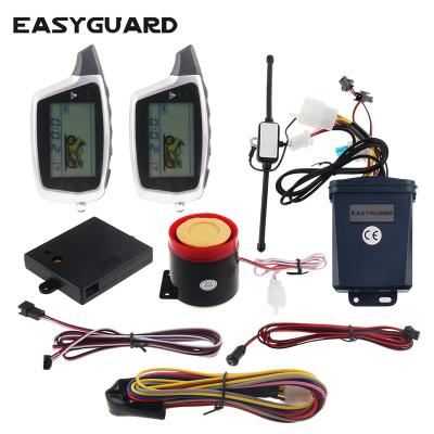 China Motorcycle Remote Alarm Display Beeper LCD Display Way Start EASYGUARD2 Remote Engine Start, Microwave Detector for sale