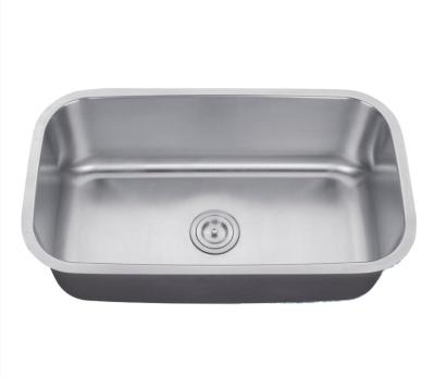 China Without Faucet Undermount Stainless Steel Laundry Wash Kitchen Sink With Cupc for sale