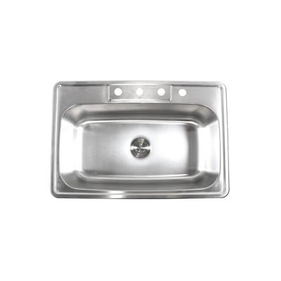 China Without Faucet Competitive Price Wholesale 304 Stainless Steel Kitchen Sink Hot Selling Simple Modern Design for sale