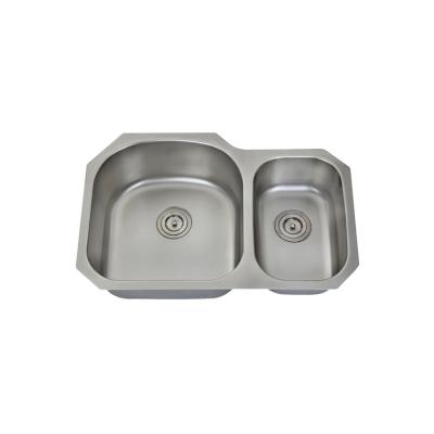 China Without Bowl SS304 Wholesale Stainless Steel Kitchen Faucet Top Quality Double Wash Sinks for sale