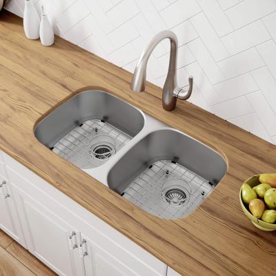 China Without Faucet Favorable Prices Modern Design Vegetable Kitchen Sink Wholesale Washing Stainless Steel Small Double for sale