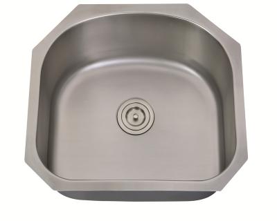 China Wholesale Stainless Steel Single Hand Sink SS304 Faucet Modern Design Hot Selling Wash Sinks For Kitchen for sale