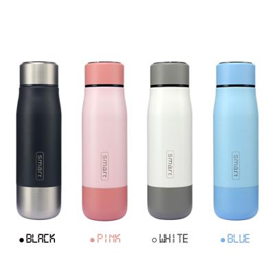 China 2021 New Smart Intelligent Temperature Display Design Stainless Steel SUS316 18/10 Water Bottle With LED Faucet en venta