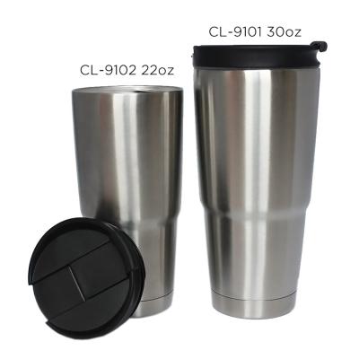 Chine Amazon Vacuum Insulated Tumbler 30oz Viable Hot Selling Travel Mugs Stainless Steel SS Double Wall Insulated Tumbler Black White Box à vendre