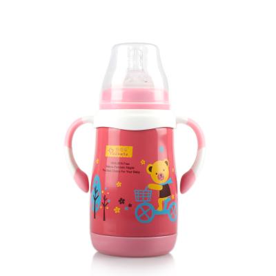 China BPA Free Grade 280ml Baby Feeder Bottle Stainless Hot Selling Baby Milk Bottle. for sale