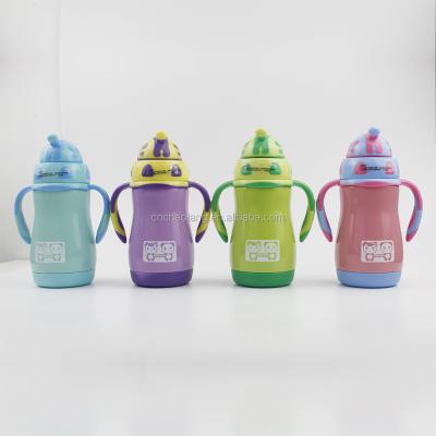 中国 OEM Sustainable Kids Stainless Steel Kids BPA Free Insulated Bottle With Straw 販売のため